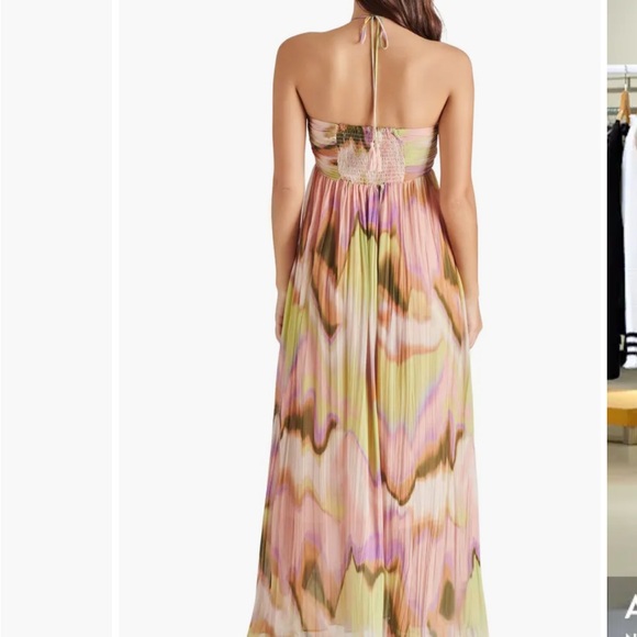 Steve Madden Nolita Pleated Halter Dress - Picture 2 of 9